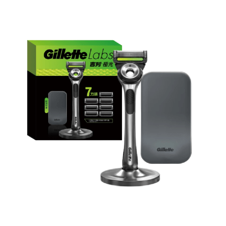 Gillette 吉列 極光刮鬍刀旅行盒組 刮鬍 刀片 吉列刮鬍刀 男 男生 男性 鬍子 臉部保養 舒適 360 旋轉