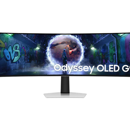 三星 SAMSUNG 49吋 G9 QD-OLED 量子抗眩光曲面電競顯示器 (銀) (240Hz) S49DG932SC